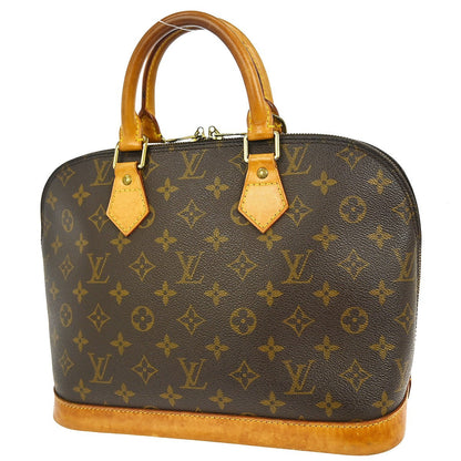 Louis Vuitton Alma Handbag Monogram Canvas Brown Canvas Handbag (Pre-Owned)