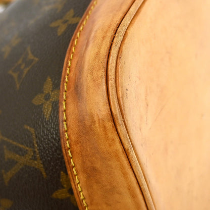 Louis Vuitton Alma Handbag Monogram Canvas Brown Canvas Handbag (Pre-Owned)