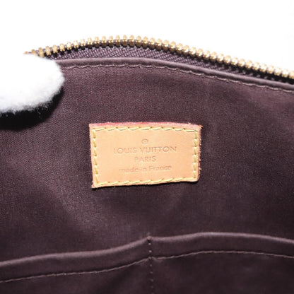 Louis Vuitton Alma Handbag Monogram Vernis Purple Patent_Leather Handbag (Pre-Owned)