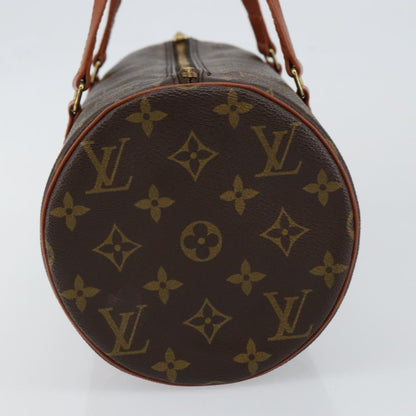 Louis Vuitton Papillon Handbag Monogram Canvas Brown Canvas Shoulder Bag Bag (Pre-Owned)