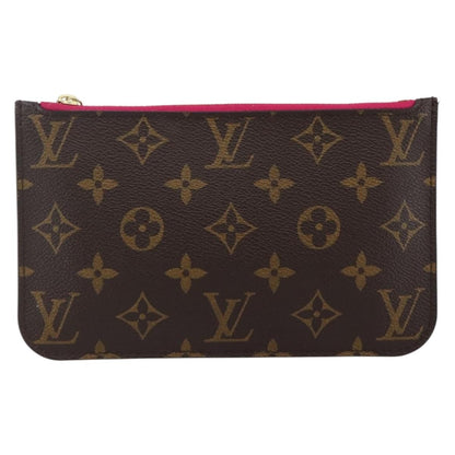 Louis Vuitton Neverfull Pochette Monogram Canvas Brown Canvas Clutche & Pouche Bag (Pre-Owned)