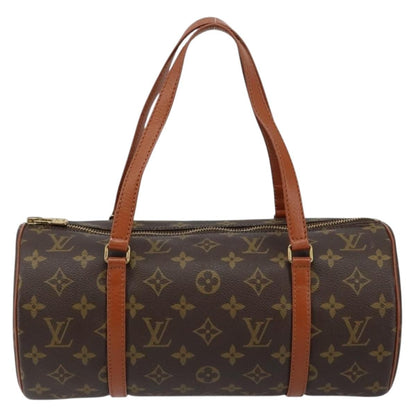 Louis Vuitton Papillon Handbag Monogram Canvas Brown Canvas Shoulder Bag Bag (Pre-Owned)