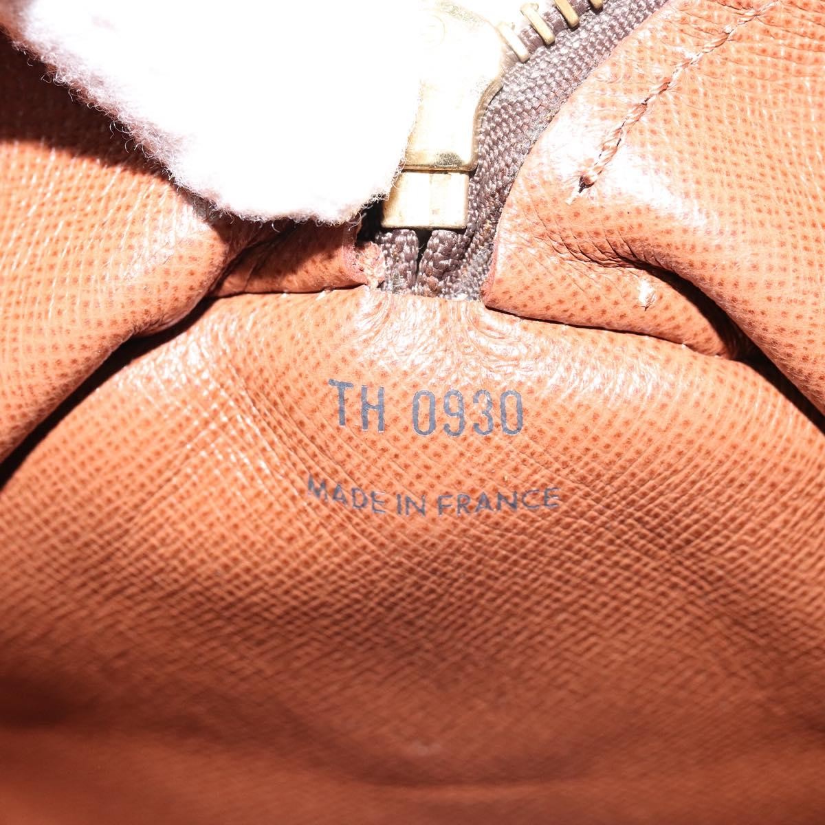 Louis Vuitton Papillon Handbag Monogram Canvas Brown Canvas Shoulder Bag Bag (Pre-Owned)