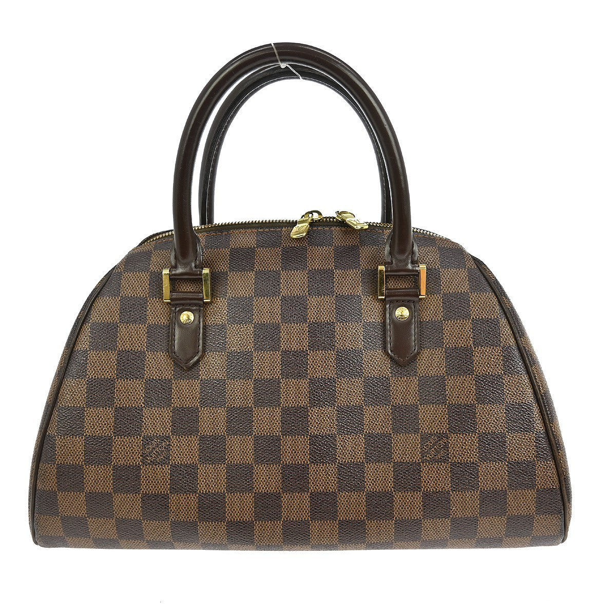 Louis Vuitton Ribera Handbag Damier Brown Canvas Handbag (Pre-Owned)