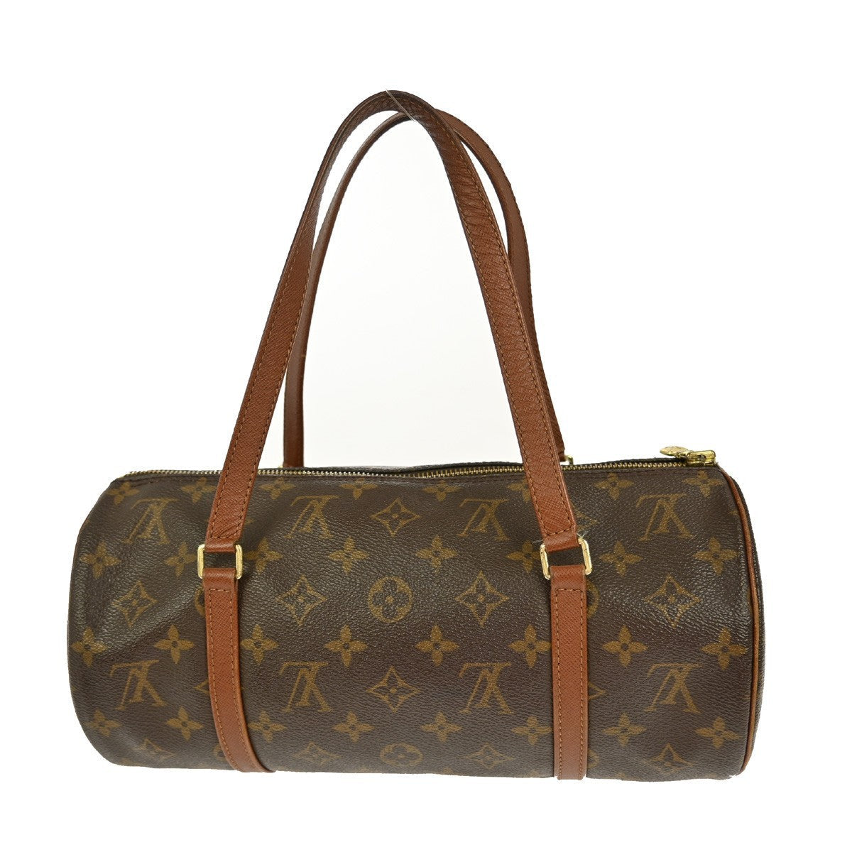 Louis Vuitton Papillon Handbag Monogram Canvas Brown Canvas Handbag (Pre-Owned)