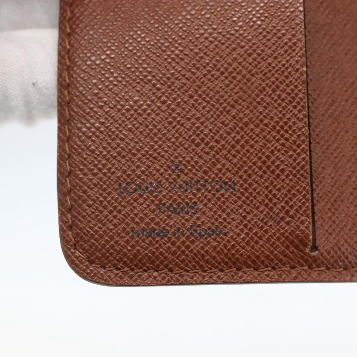 Louis Vuitton Compact Zippe Wallet Monogram Canvas Brown Canvas Wallets Accessory (Pre-Owned)