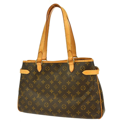 Louis Vuitton Batignolles Handbag Monogram Canvas Brown Canvas Tote Bag Bag (Pre-Owned)