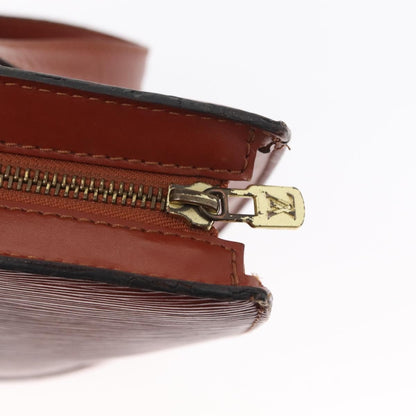 Louis Vuitton Saint Jacques Handbag Epi Leather Brown Leather Handbag (Pre-Owned)