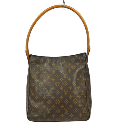 Louis Vuitton Looping Handbag Monogram Canvas Brown Canvas Handbag (Pre-Owned)