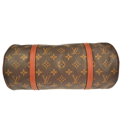 Louis Vuitton Papillon Handbag Monogram Canvas Brown Canvas Handbag (Pre-Owned)