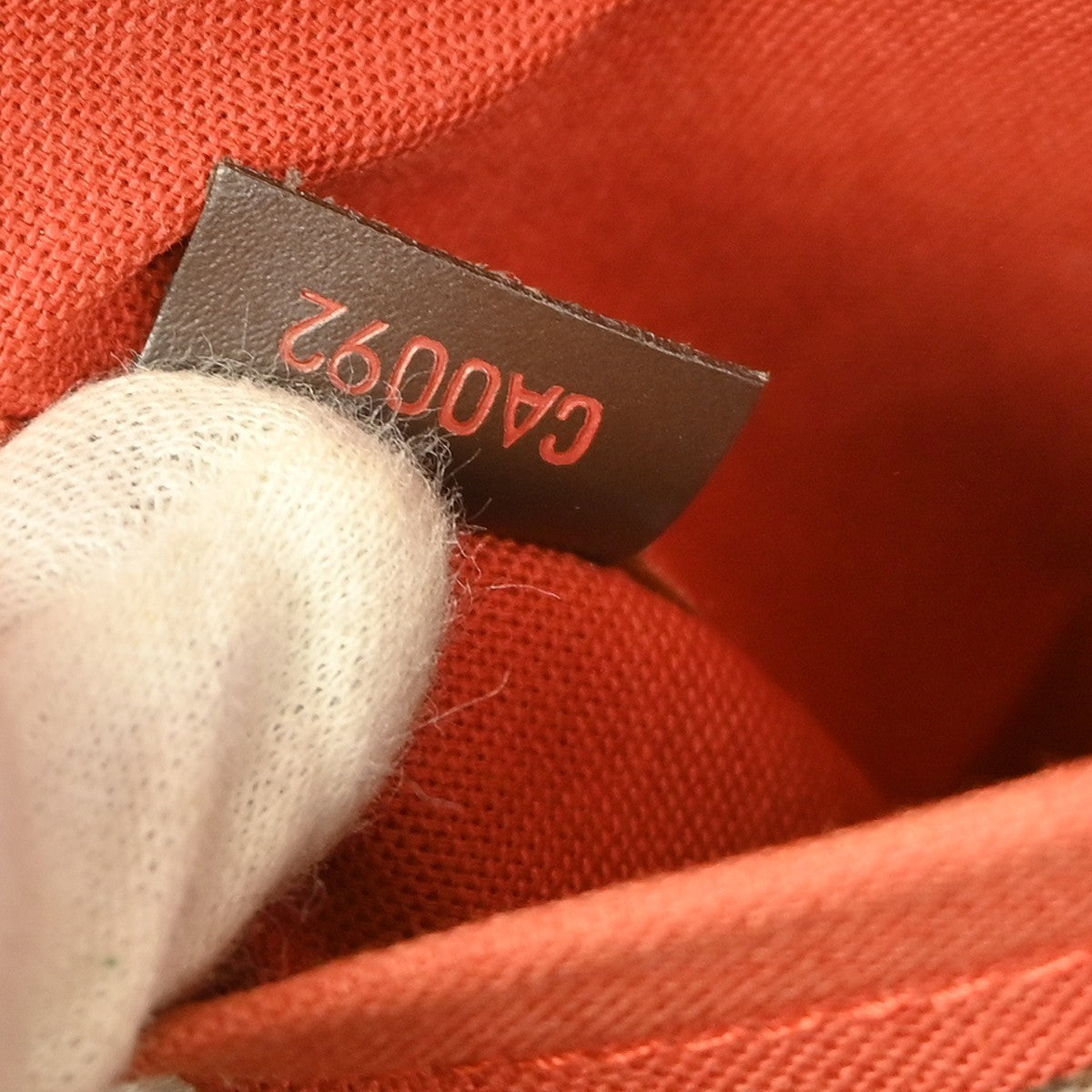 Louis Vuitton Ribera Handbag Damier Brown Canvas Handbag (Pre-Owned)