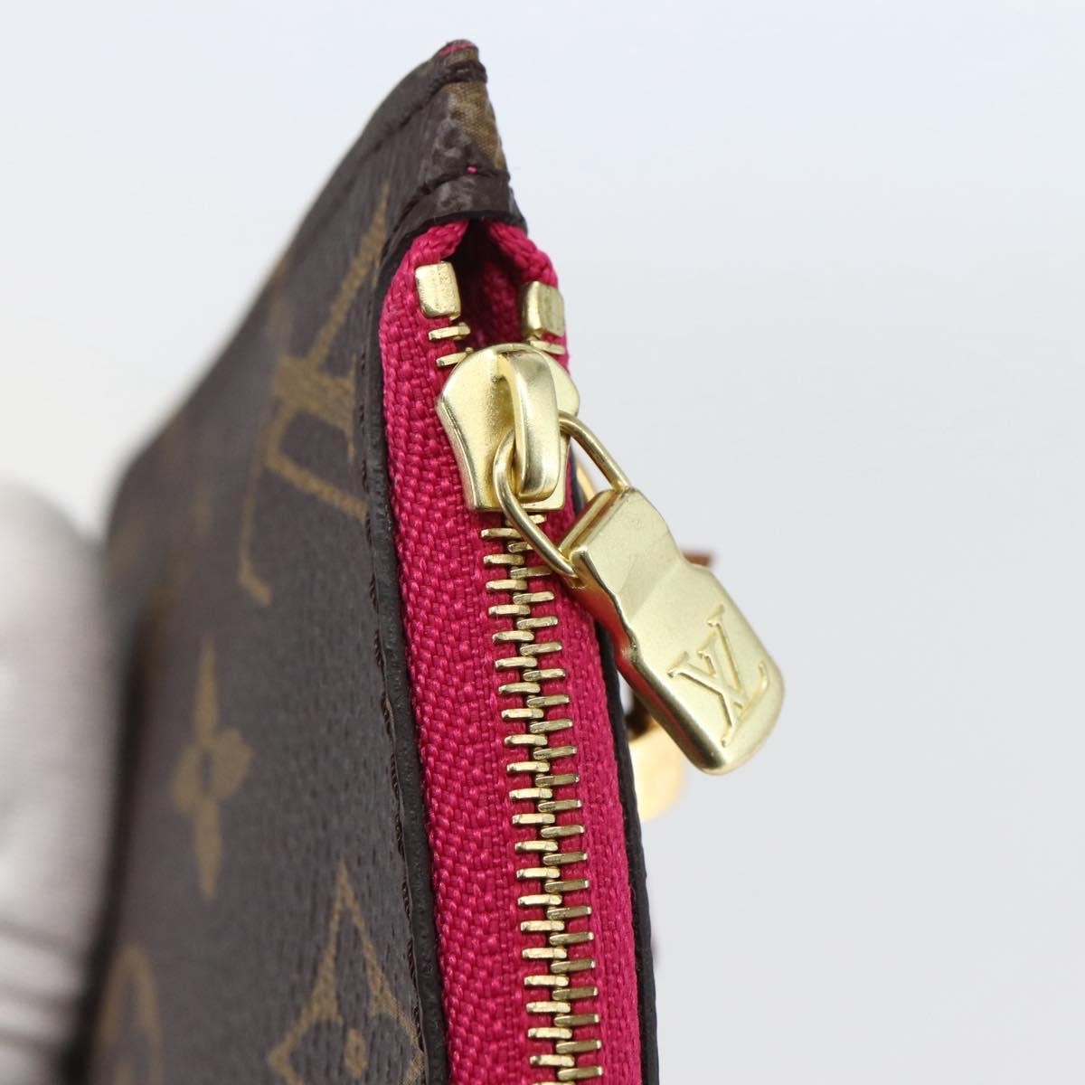 Louis Vuitton Neverfull Pochette Monogram Canvas Brown Canvas Clutche & Pouche Bag (Pre-Owned)