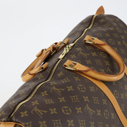 Louis Vuitton Keepall Bag Monogram Canvas Brown Canvas Travel Bag Bag (Pre-Owned)