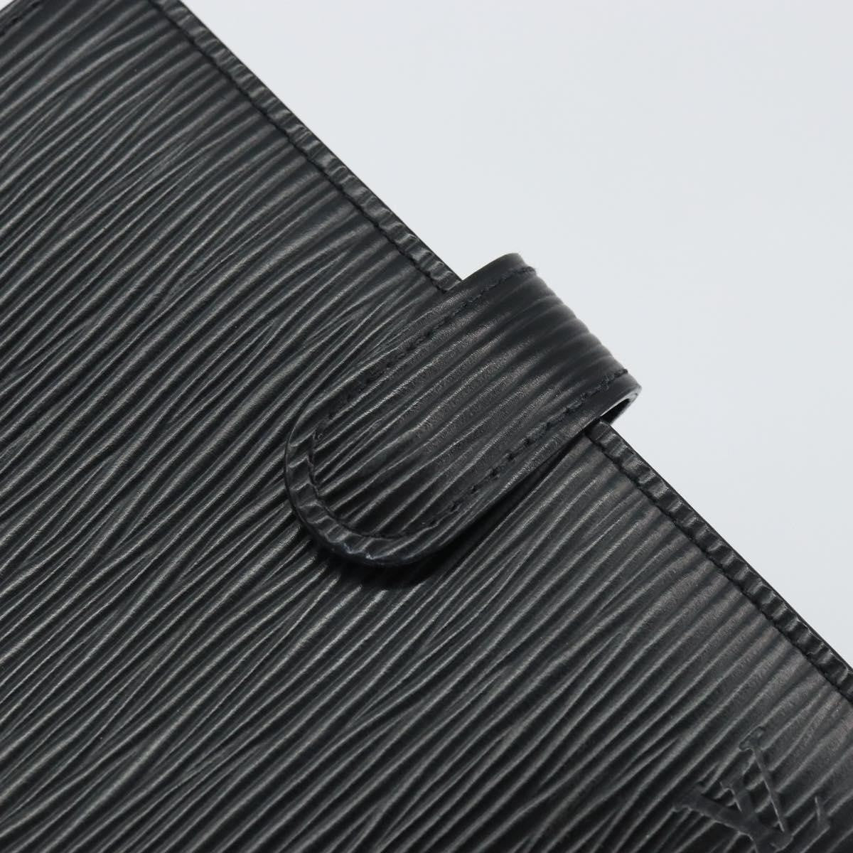 Louis Vuitton Agenda Cover Epi Leather Black Leather Wallets Accessory (Pre-Owned)