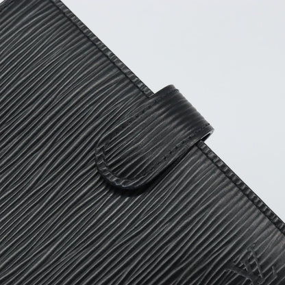 Louis Vuitton Agenda Cover Epi Leather Black Leather Wallets Accessory (Pre-Owned)
