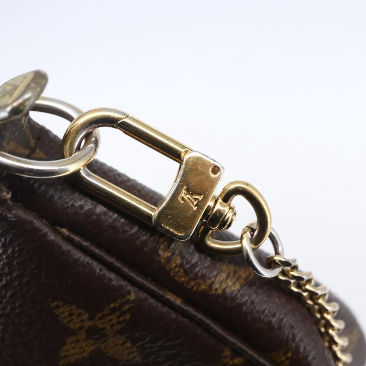 Louis Vuitton Pochette Accessoires Limited Edition Christmas Animation Monogram Canvas Brown Canvas Clutche & Pouche Bag (Pre-Owned)