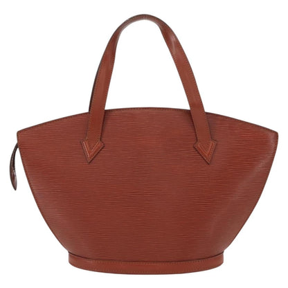 Louis Vuitton Saint Jacques Handbag Epi Leather Brown Leather Handbag (Pre-Owned)
