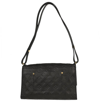 Louis Vuitton Fascinante Handbag Monogram Empreinte Leather Black Leather Shoulder Bag Bag (Pre-Owned)