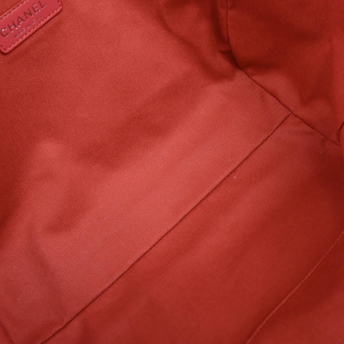 Chanel Deauville Tote Canvas Pink Canvas Tote Bag Bag (Pre-Owned)