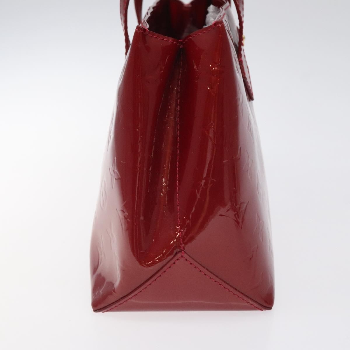 Louis Vuitton Wilshire Handbag Monogram Vernis Red Patent_Leather Handbag (Pre-Owned)