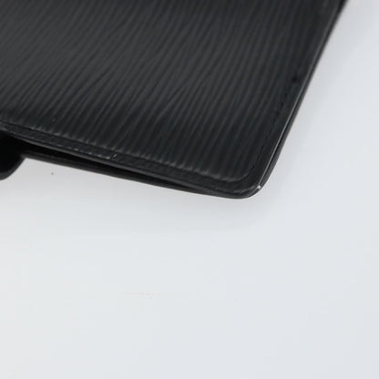 Louis Vuitton Agenda Cover Epi Leather Black Leather Wallets Accessory (Pre-Owned)