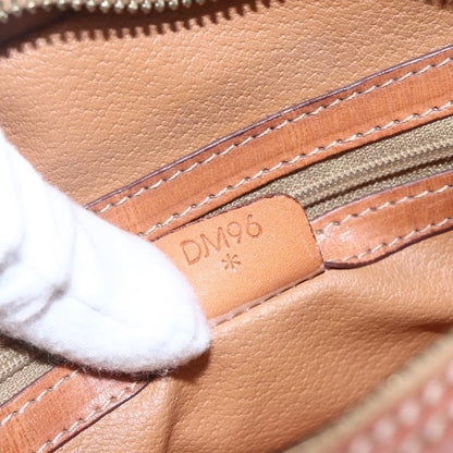 Celine Vintage Macadam Shoulder Bag Canvas And Leather Brown Canvas Shoulder Bag Bag (Pre-Owned)