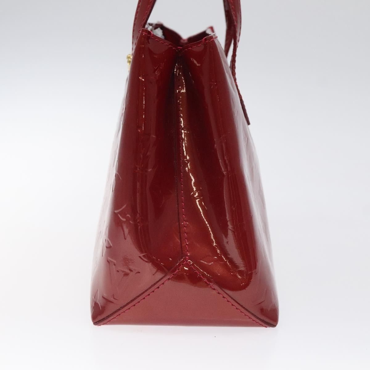 Louis Vuitton Wilshire Handbag Monogram Vernis Red Patent_Leather Handbag (Pre-Owned)