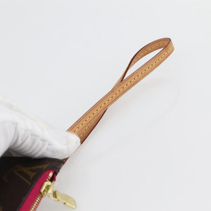 Louis Vuitton Neverfull Pochette Monogram Canvas Brown Canvas Clutche & Pouche Bag (Pre-Owned)