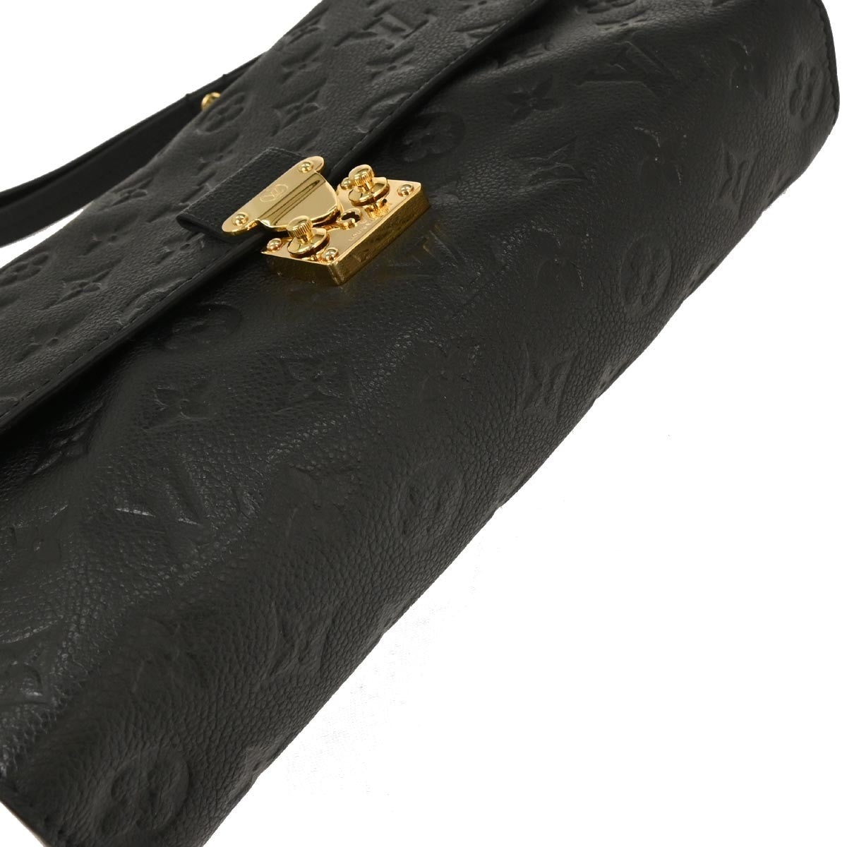 Louis Vuitton Fascinante Handbag Monogram Empreinte Leather Black Leather Shoulder Bag Bag (Pre-Owned)