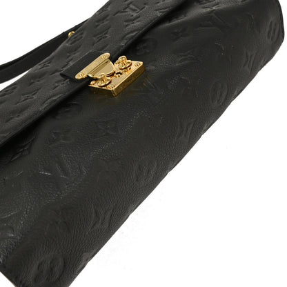 Louis Vuitton Fascinante Handbag Monogram Empreinte Leather Black Leather Shoulder Bag Bag (Pre-Owned)